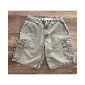 Silvertab Vintage VTG Army Green Cargo Shorts Size 30 (missing size tag)